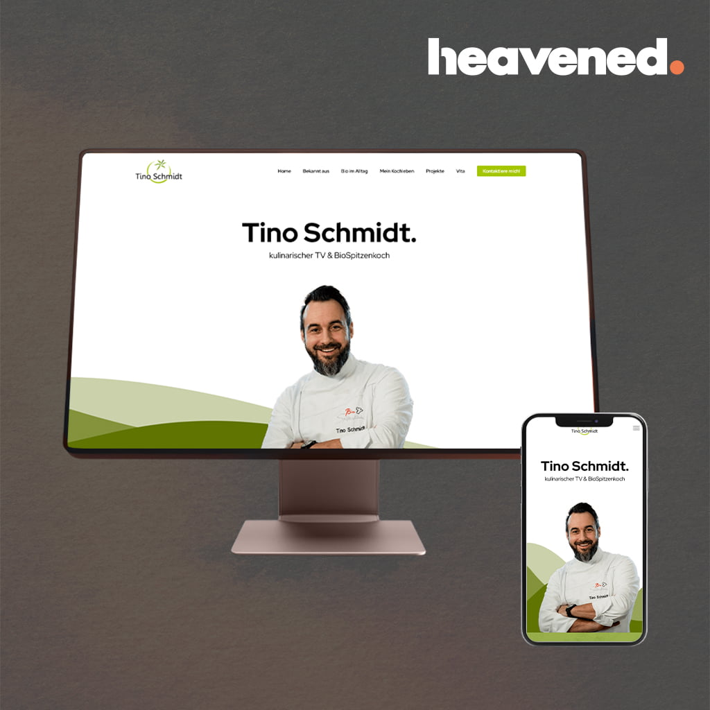 webseite_tino_schmidt_portfolio_preview Webseite TV & BIO Koch Tino Schmidt von heavened.
