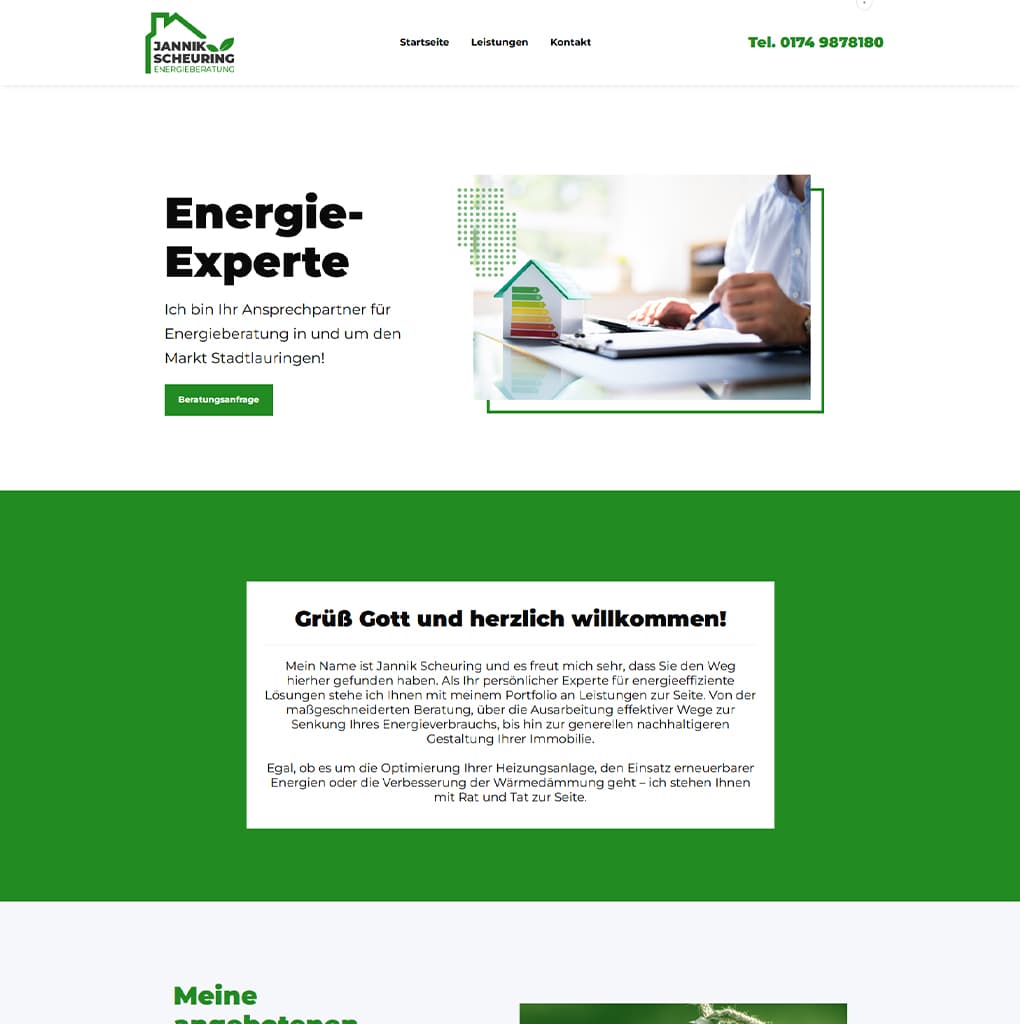 webseite_energieberatung_scheuring_slide_1 Preview Slider Webseite Energieberatung Jannik Scheuring von heavened.
